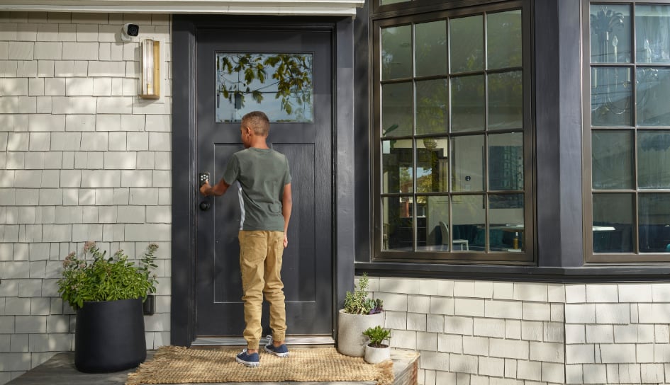 Vivint Smart Lock on home in Brooklyn